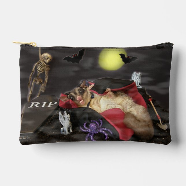 Sugar Glider Halloween Accessory Pouch (Front)
