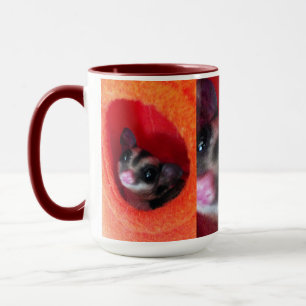 Sugar Glider in Orange Hanging Bed Mug