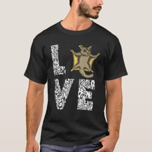 Sugar Glider Love Gliding Animal Australian Squirr T-Shirt
