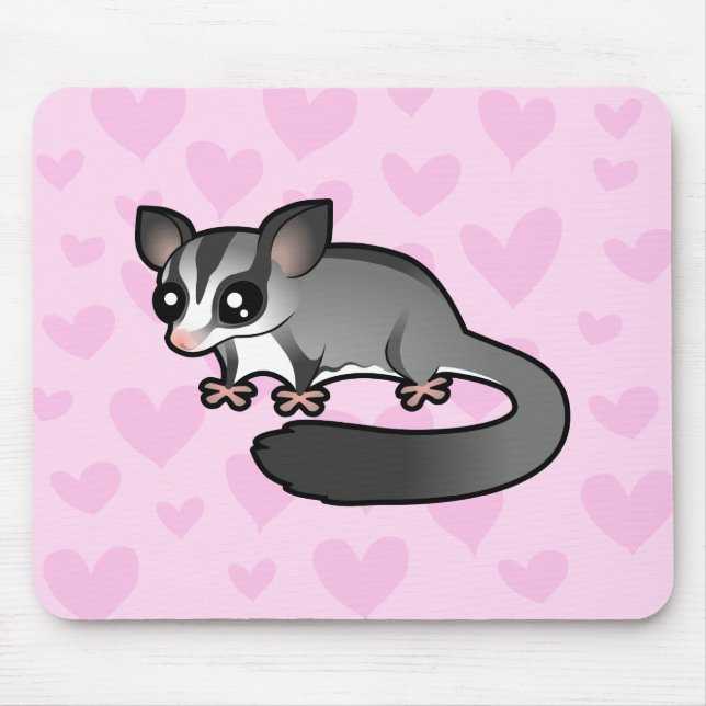 Sugar Glider Love Mouse Pad (Front)