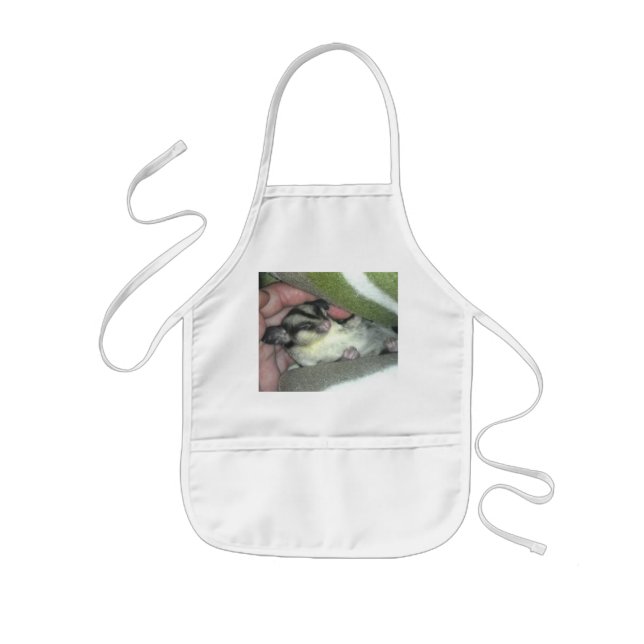 Sugar Glider Sleeping in Blanket Kids Apron (Front)