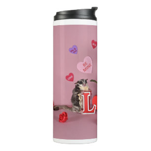 Sugar Glider Valentine Thermal Tumbler