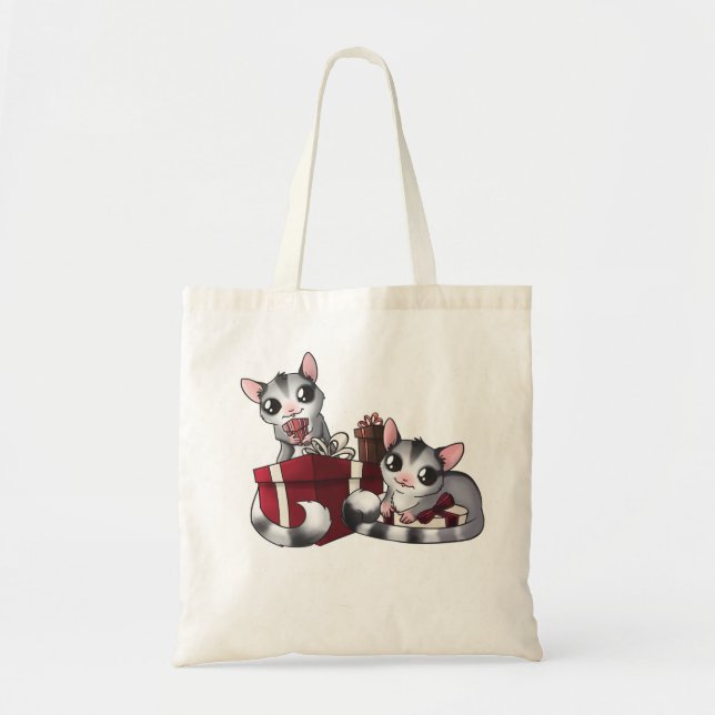 Sugar Glider with present tote Bag (Front)