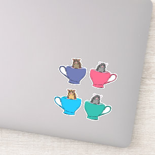 Sugar Gliders in Tea Cups Cute