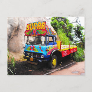 Sugar lorry postcard
