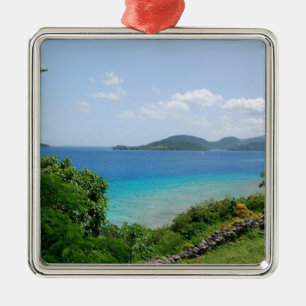 Sugar Mill, St.John Island, USVI Metal Ornament