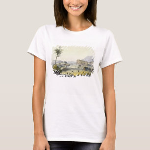 Sugar Plantation, Antilles (colour engraving) T-Shirt