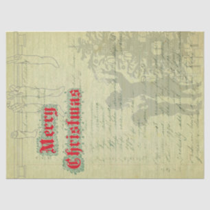 Sugar Plum Christmas Decoupage Paper