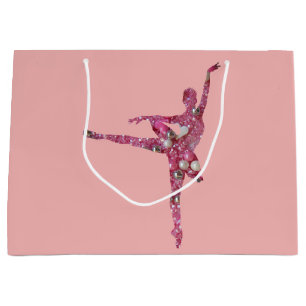 Sugar Plum Fairy Ballerina double-sided Large Gift Bag