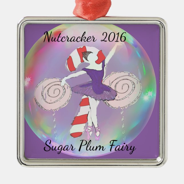 Sugar Plum Fairy Ornament (Front)