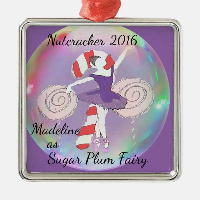 Sugar Plum Fairy Ornament (Front)