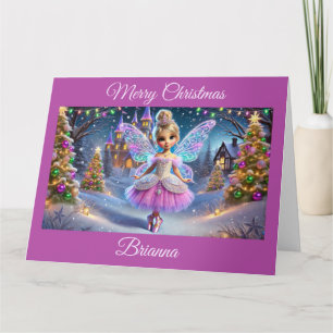 Sugar Plum Fairy Princess (Blonde Hair) Card
