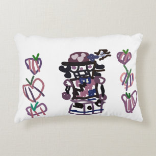 Sugar plum nutcracker accent pillow