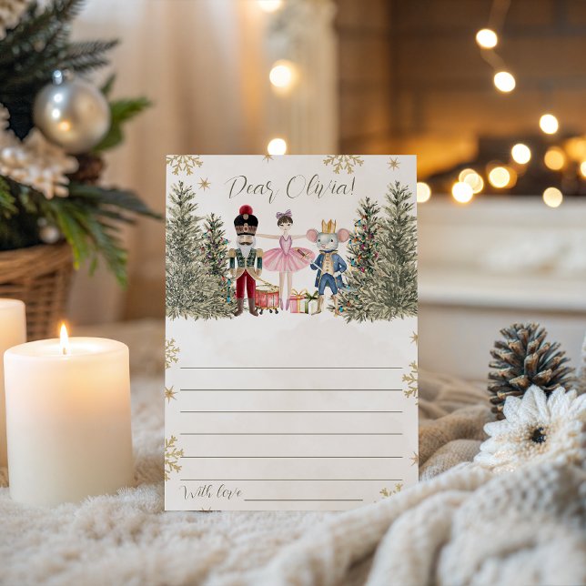 Sugar Plum Nutcracker Message Card (Creator Uploaded)
