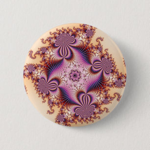 Sugar Plums - Fractal 2 Inch Round Button