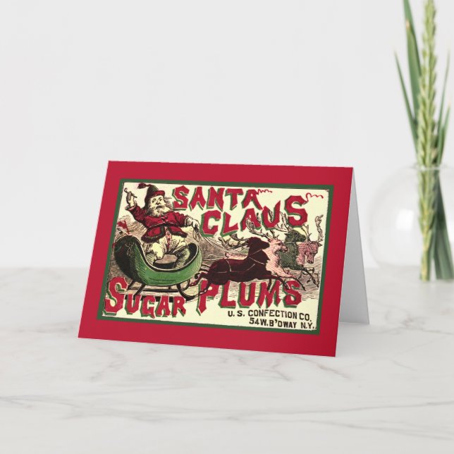 Sugar Plums Holiday Card (Front)