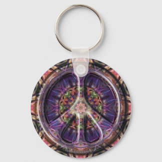 Sugar Plums Peace Keychain