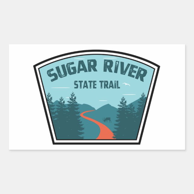 Sugar River State Trail Wisconsin Sticker (Front)