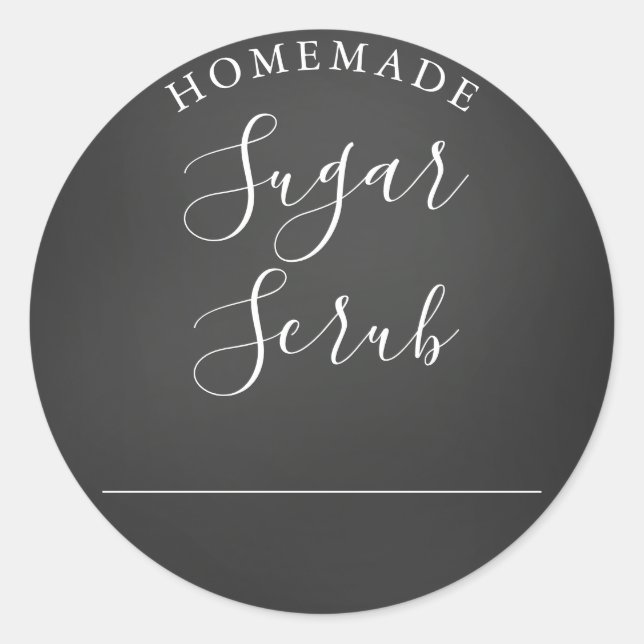 Sugar Scrub Étiquette (Devant)