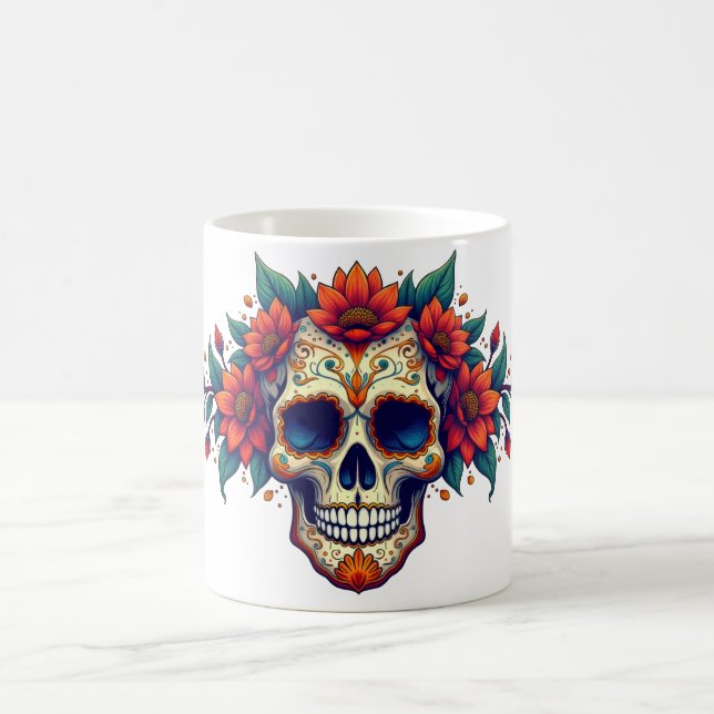 Sugar Skull 2 Coffee Mug (Center)