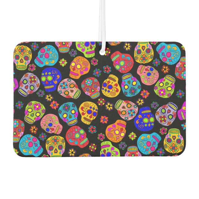 Sugar Skull Air Freshener (Front)