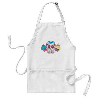 Sugar Skull and Cupcakes Standard Apron