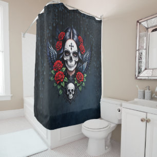 Sugar Skull Angel with Roses.