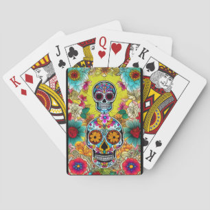 Sugar Skull Art - Art of Remembrance Playing Cards