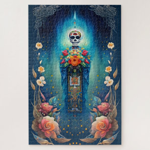 Sugar Skull Art - Celebrate Mexico's Traditions Jigsaw Puzzle