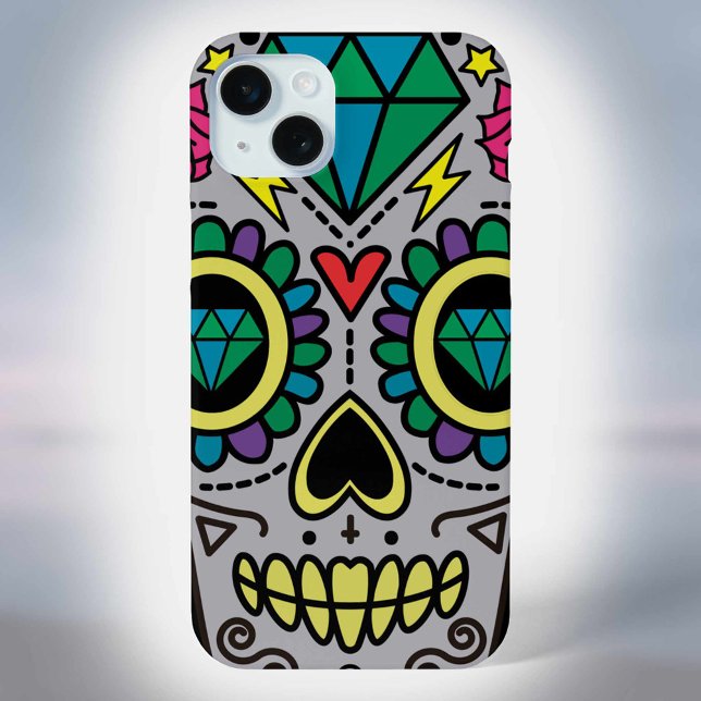 Sugar Skull Art, Day of the Dead Case-Mate iPhone Case (Creator Uploaded)
