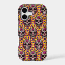Sugar Skull Art - Lightning Strikes Twice