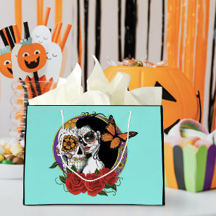 Sugar SKull Art Nouveau Large Gift Bag