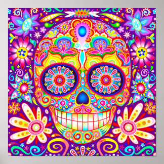 Sugar Skull Posters, Sugar Skull Wall Art