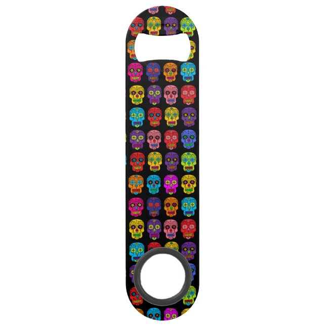 Sugar Skull Bar Key (Front)