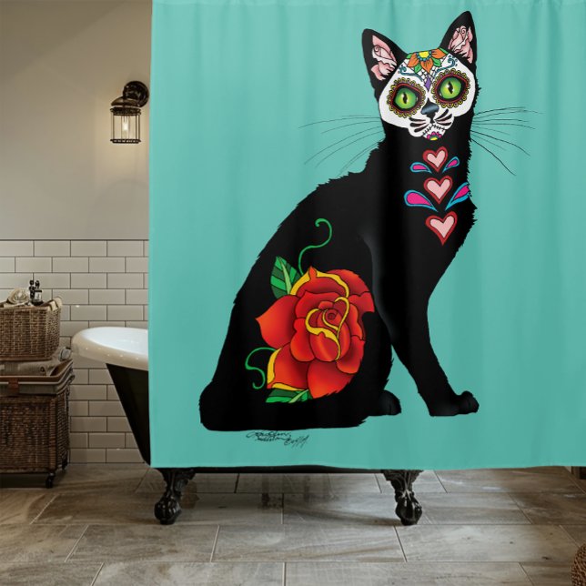 Sugar Skull Black Cat (Creator Uploaded)