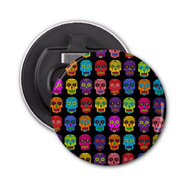 Sugar Skull Bottle Opener (Front)
