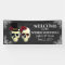 Sugar Skull Bride and Groom Wedding Banner