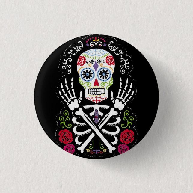 Sugar Skull Buttons (Front)