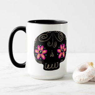 Sugar Skull Calaverita Day of the Dead  Mug