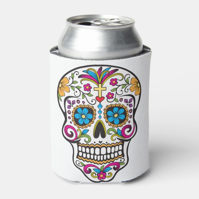 Sugar Skull Can Cooler (Can Front)