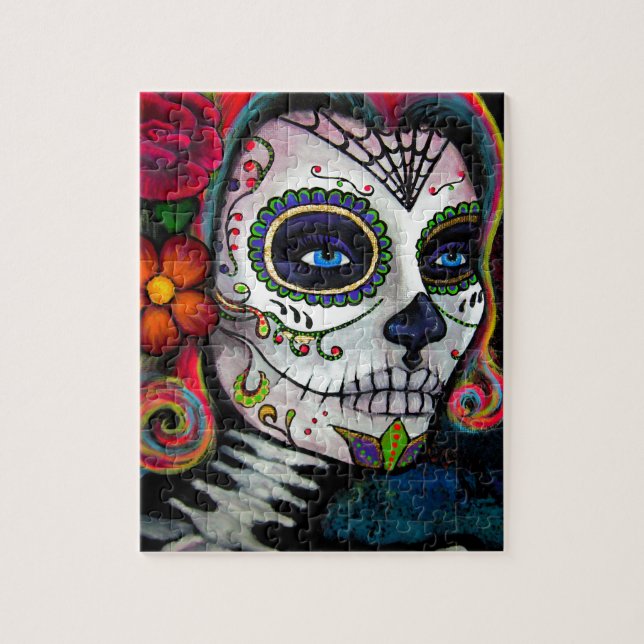 Sugar Skull Candy Jigsaw Puzzle (Vertical)