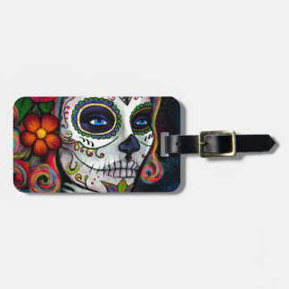Sugar Skull Candy Luggage Tag
