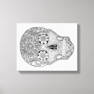 Sugar Skull Canvas Print