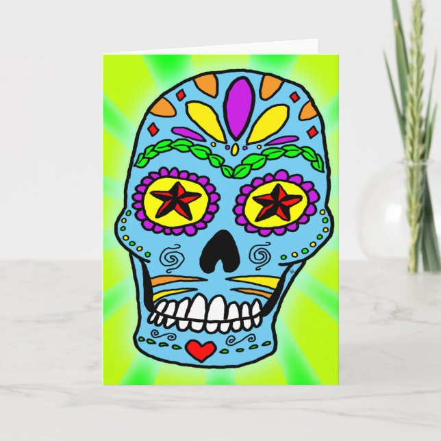 Sugar Skull Card (Front)