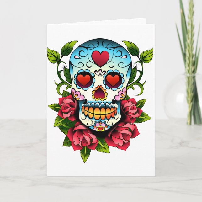 Sugar Skull Card (Front)