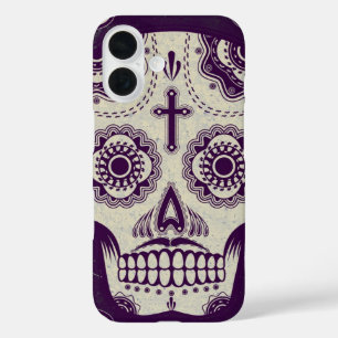 Sugar skull iPhone 16 case