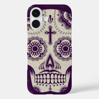 Sugar skull iPhone 16 case