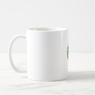 Sugar Skull Cat & Moon Funny Dia de Los Muertos Da Coffee Mug