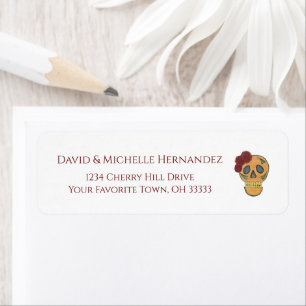 Sugar Skull Cinco de Mayo Return Address