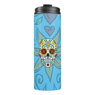 Sugar Skull Cinco De Mayo Thermal Tumbler